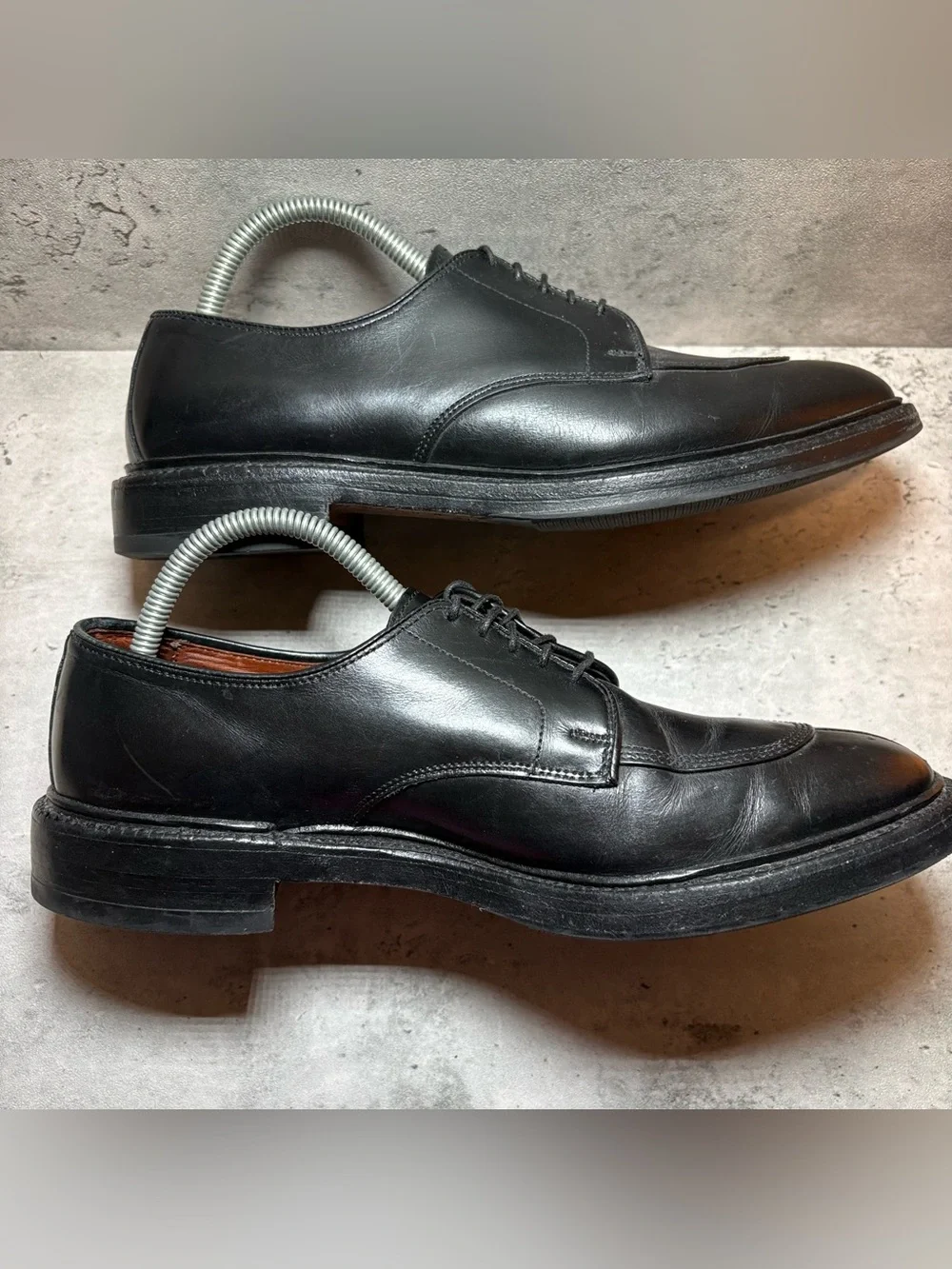 Allen Edmonds Walton Split Toe Mens Dress Shoes Oxfords Black Leather 8.5 D